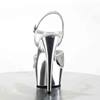 Pleaser - DELIGHT609G Sandale à bride à la cheville - Couleur argent Product image
